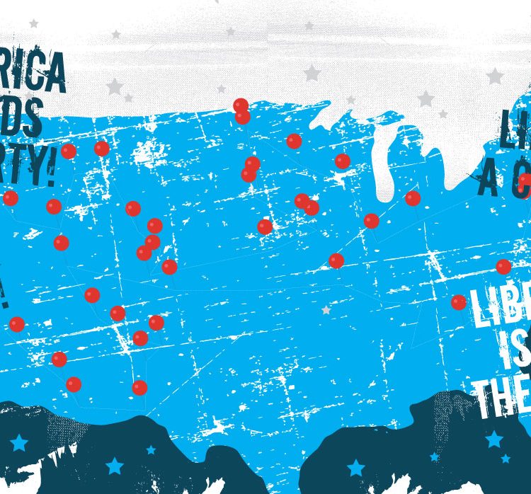Liberty Tour Map