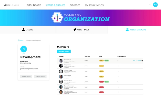 Portfolio - SkillSuite Groups Feature