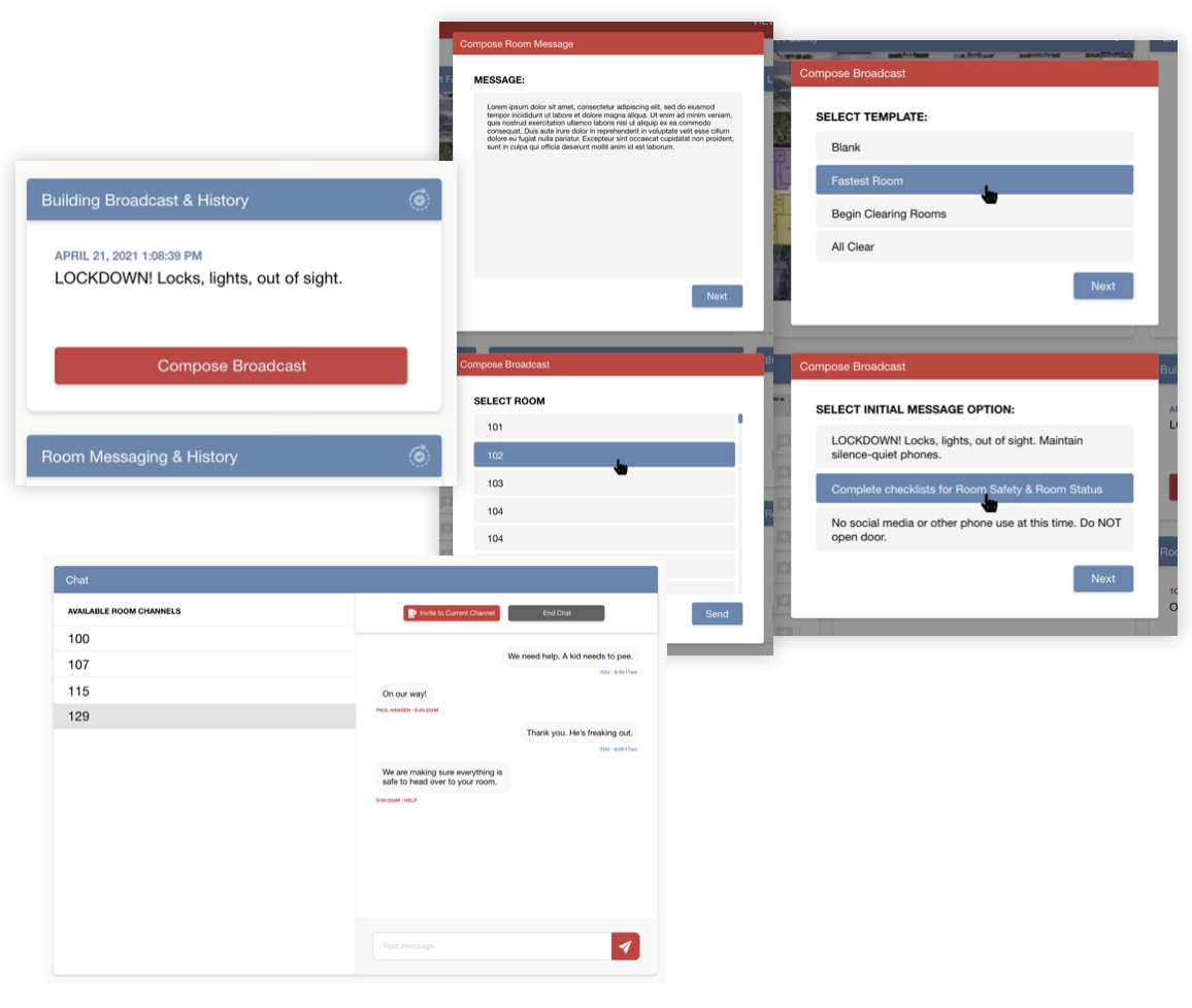 RedBag Admin Dashboard - Messaging & Updates